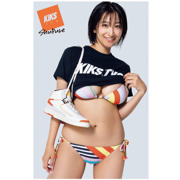 KIKS TYO 榎原依那　週刊プレイボーイ　コラボTシャツ　ブラック　L Ina Enohara 榎原 依那 - KIKS TYO SHOP