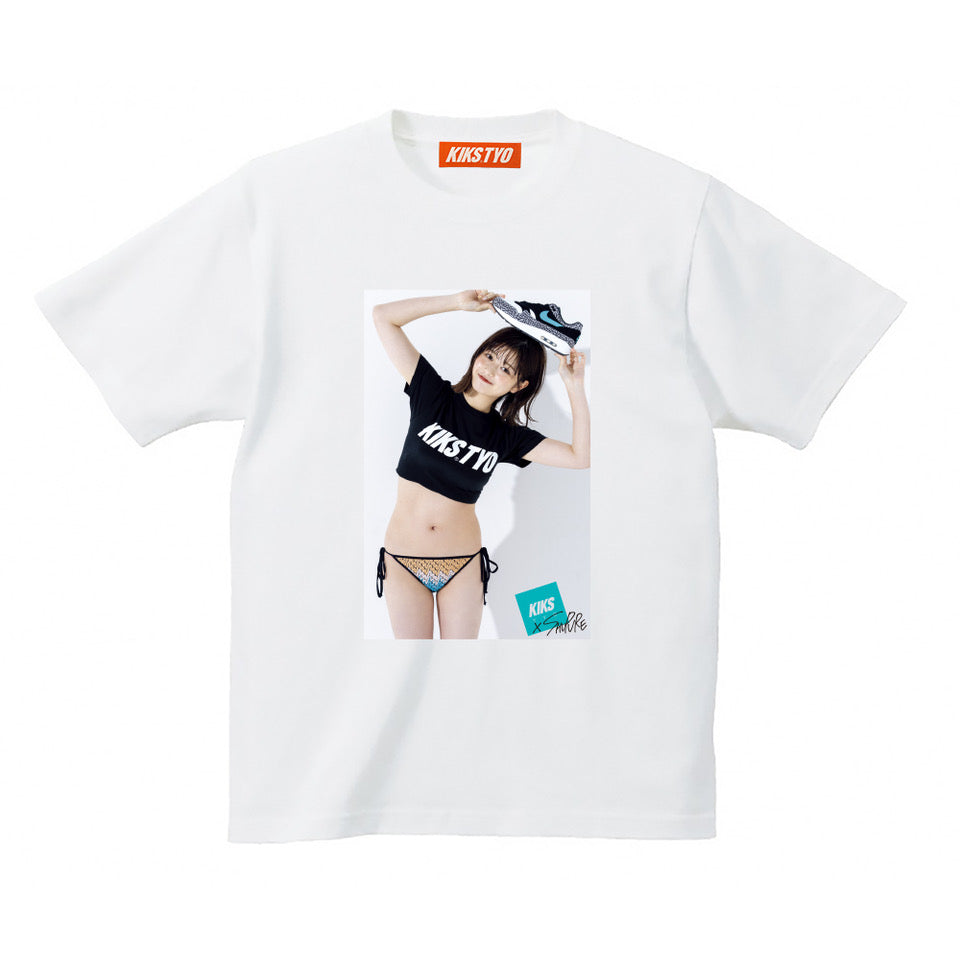 KIKS TYO x Yuzuha Saeki x Weekly Playboy "Logo Tee"