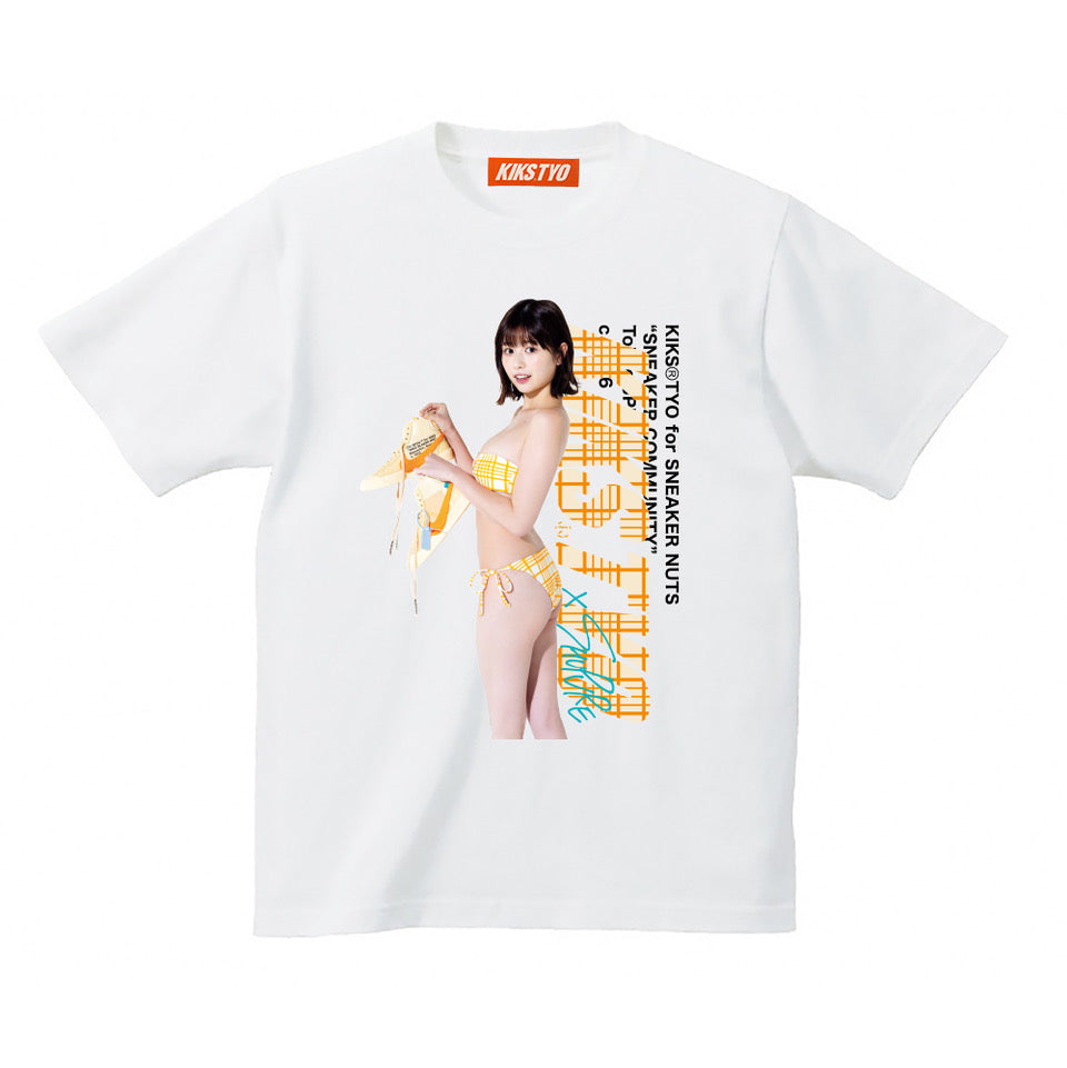 KIKS TYO x Yuzuha Saeki x Weekly Playboy "BLAZER MID THE 10 "OFF-WHITE" Tee