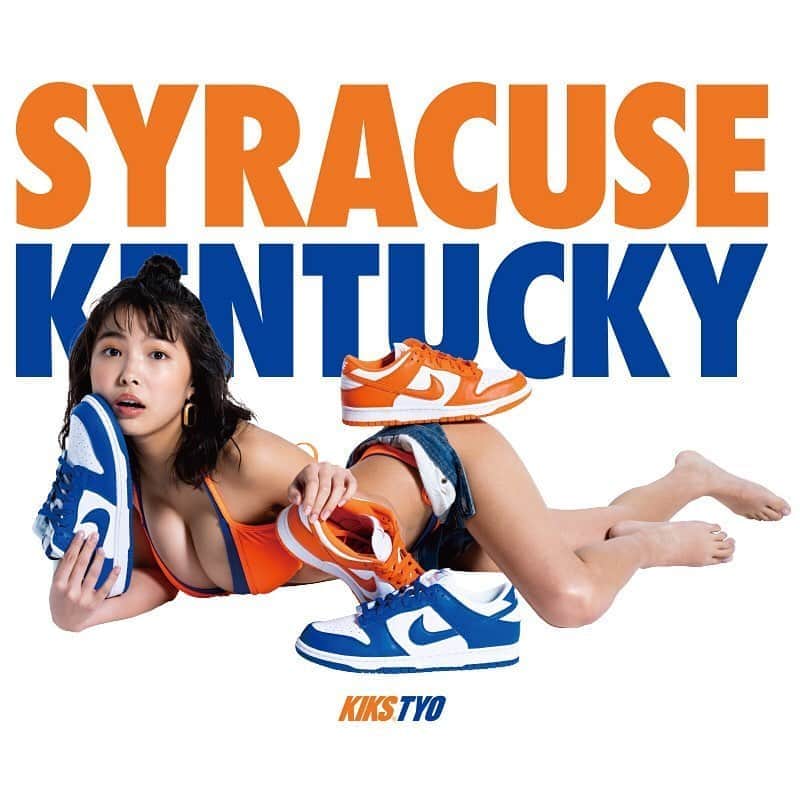 KIKS GIRLS Tee ft. Rio Teramoto - NIKE “DUNK SYRACUSE & KENTUCKY" Tee