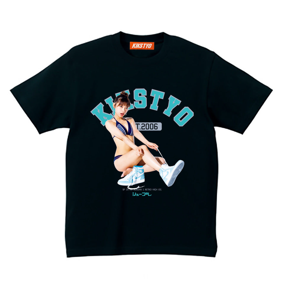 KIKS TYO x MARUPI x Weekly Playboy Tee - "JORDAN 1 RETRO HIGH OG ”TURBO GREEN""
