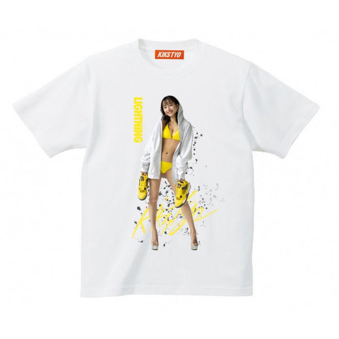 KIKS TYO x Weekly Playboy x Kanami Takasaki - AIR JORDAN 4 RETRO "LIGHTNING" Tee