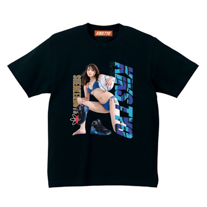 KIKS TYO x Sayaka Nitori x Weekly Playboy - AIR JORDAN 8 “AQUA" Tee